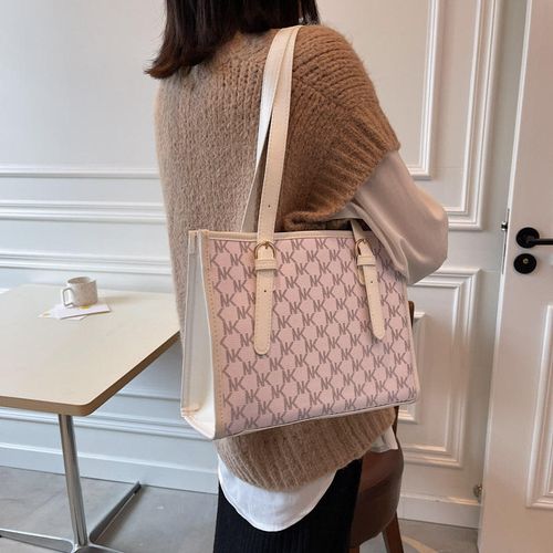Wholesale Plaid Printed Women Tote Bags Women's Handbags Casual Pu Leather Female Shoulder Bag
