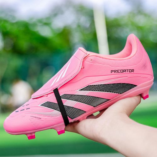 High-Top Breathable Outdoor Autumn Men's Women's Soccer Shoes Football Boots Professional Children's Long Spikes TF Turf AG