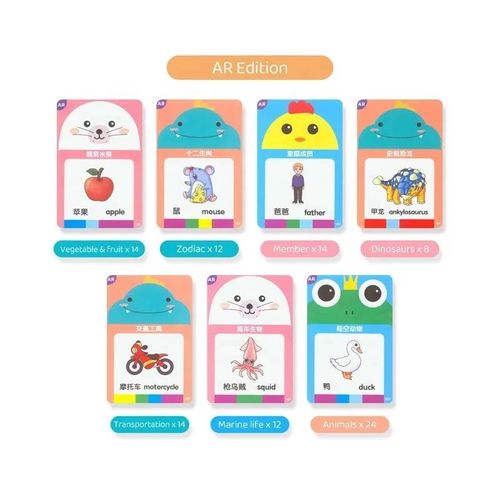 Hot Selling Card Bilingual Listen and Read Chinese English Enlightenment Education Card Learning Machine 224 Content Kids Toys