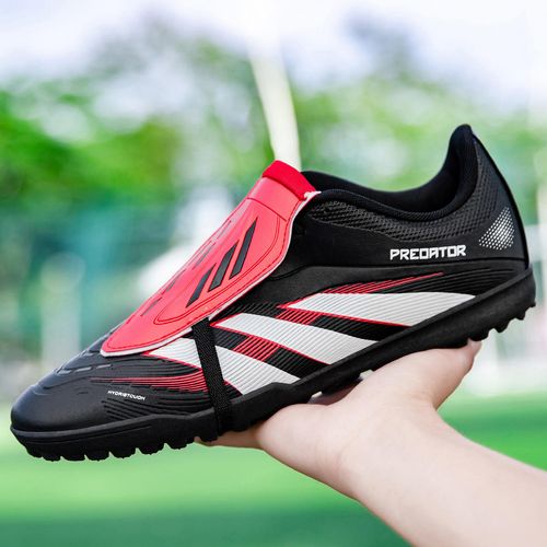 High-Top Breathable Outdoor Autumn Men's Women's Soccer Shoes Football Boots Professional Children's Long Spikes TF Turf AG