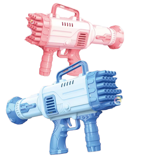 32-Hole Rocket Launcher Bubble Gun Gatling Bubble Machine for Adults and Children ABS Material