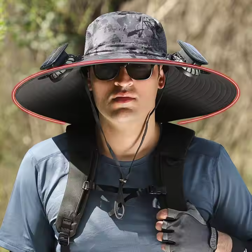 Solar powered fan Shuyang hat