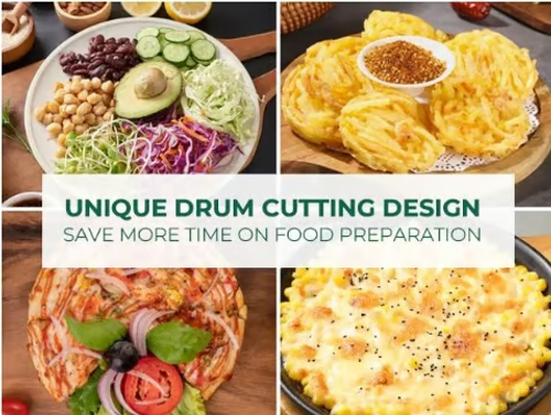 3 in 1 Rotary Cheese Grater Vegetable Slicer