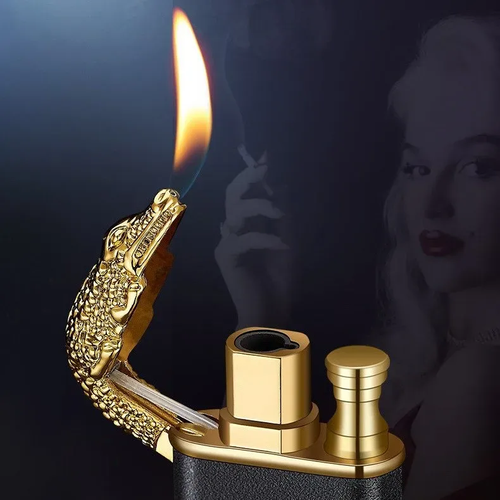 Buy 1 get 1 free🔥Crocodile Double Flame Lighter