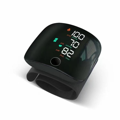 Rechargeable Wrist Blood Pressure Monitor Voice Smart Touch LED Screen Digital Automatic Blood Pressure Monitor BP Pulse Sphygmomanomet