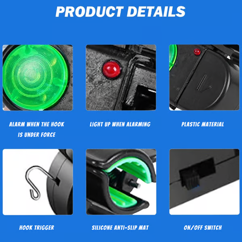 Fishing Bite Alarm with LED Light