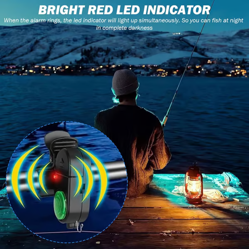 Fishing Bite Alarm with LED Light