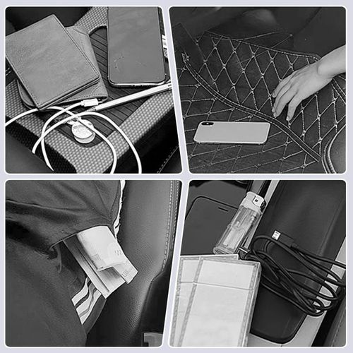 Car Backseat Organizer with Foldable Table Tray