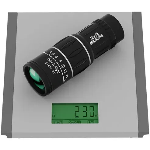 Portable monocular telescope with high magnification