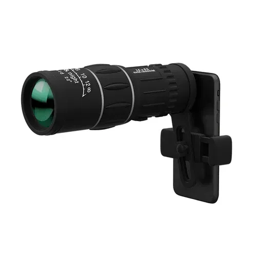Portable monocular telescope with high magnification