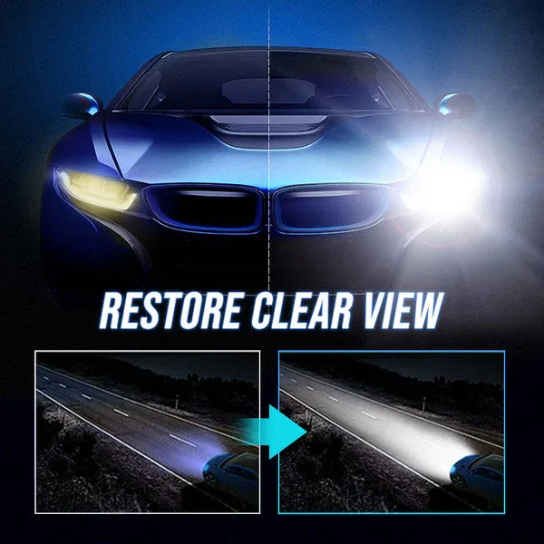 Car headlight repair agent