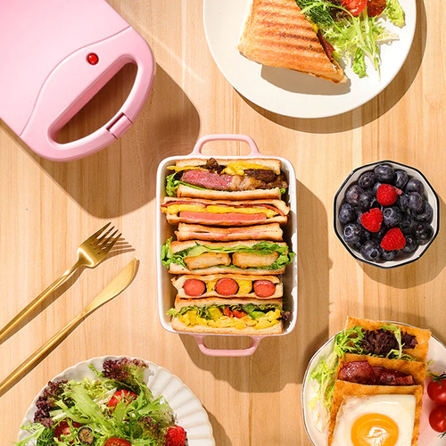ousehold Multi-Functional Breakfast Griller