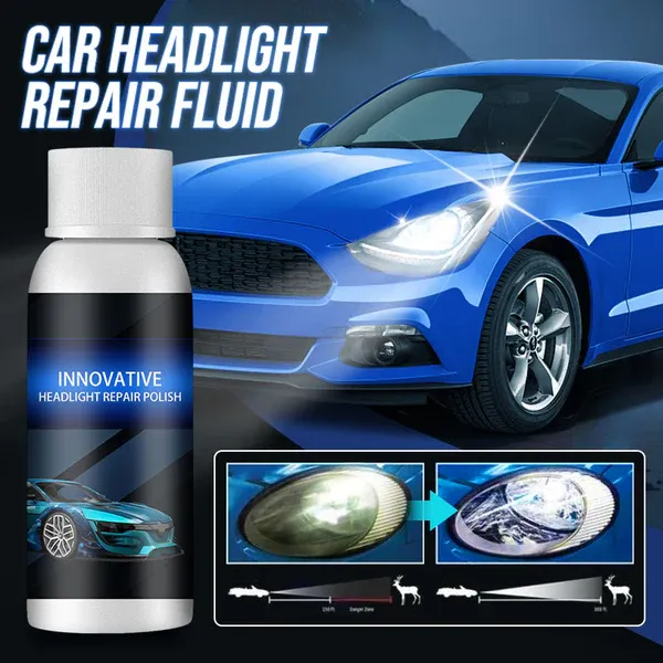 Car headlight repair agent