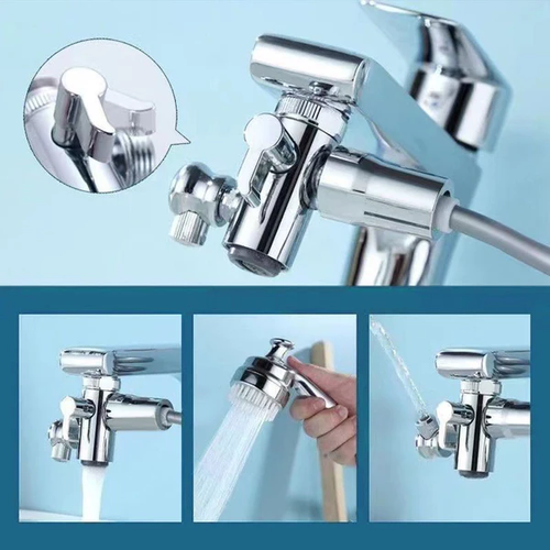 Pressurized shower head package for sink