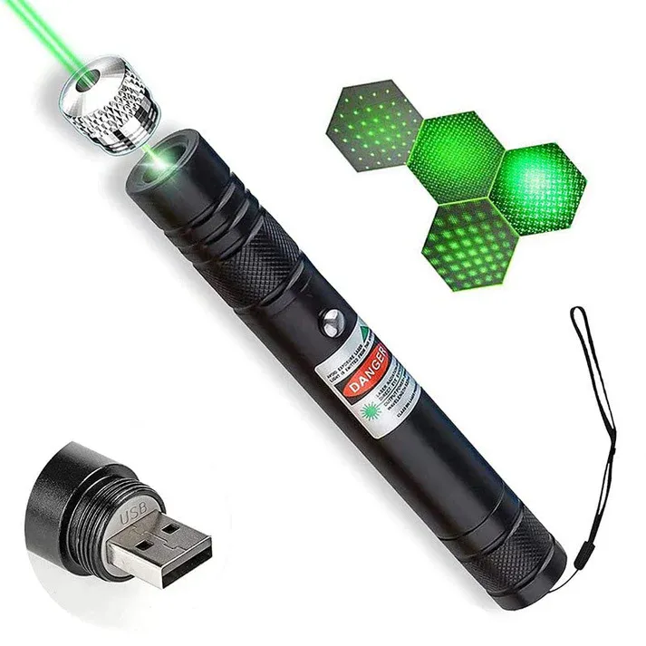 Laser Rechargeable Flashlight