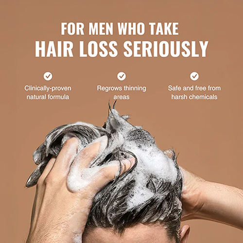 Men's hair growth lotion