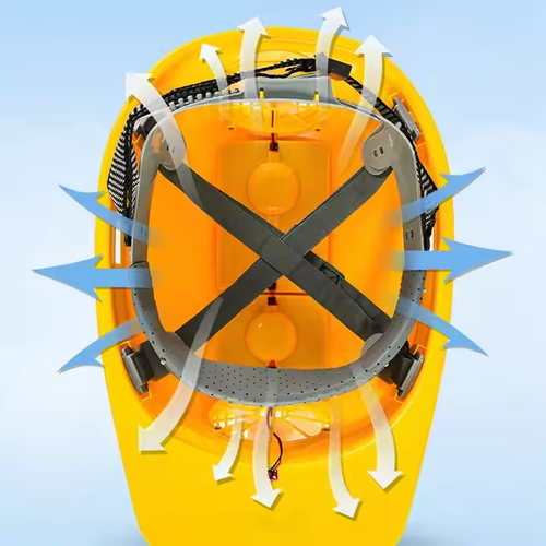 Solar fan hard hat hard hat construction helmet hard hat