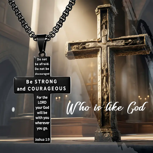 🎁IronPride Cross American Flag Cross Necklace