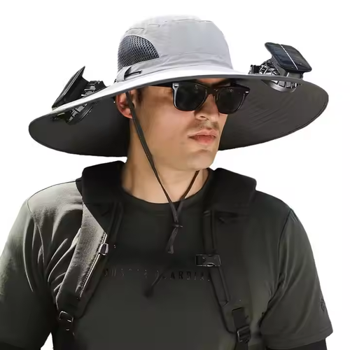 Solar powered fan Shuyang hat