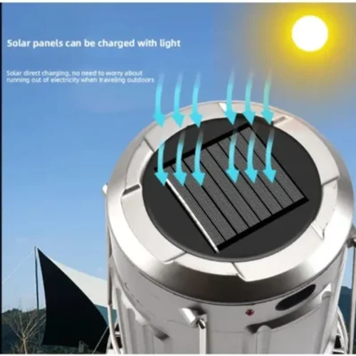 Solar multifunctional hand fan