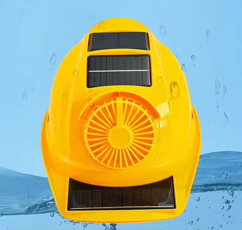 Solar fan hard hat hard hat construction helmet hard hat