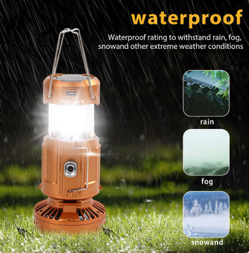 Solar multifunctional hand fan