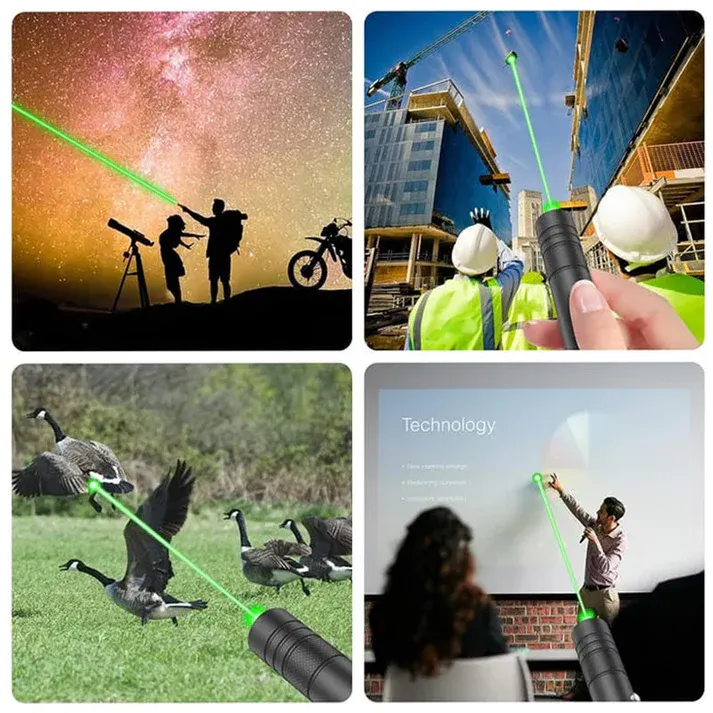 Laser Rechargeable Flashlight