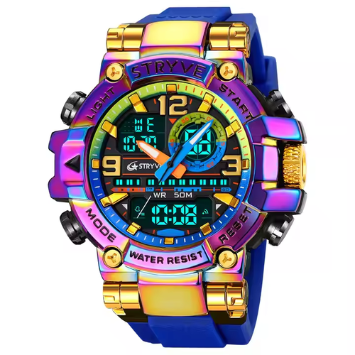 New sports colorful luminous electronic waterproof multifunctional watch
