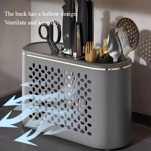 Double-layer kitchen countertop storage rack