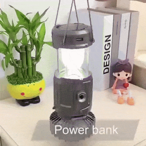 Solar multifunctional hand fan