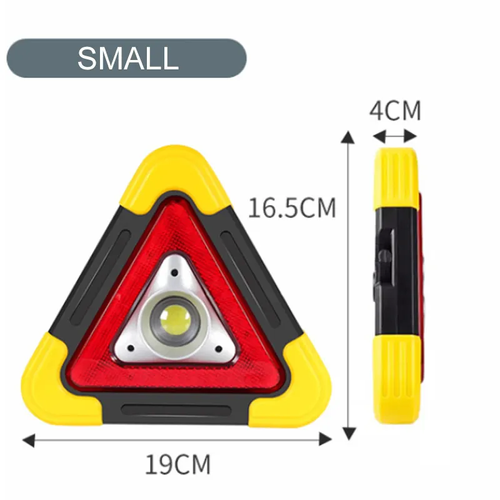 2 in 1 solar emergency triangle roadside warning light safety emergency breakdown warning light