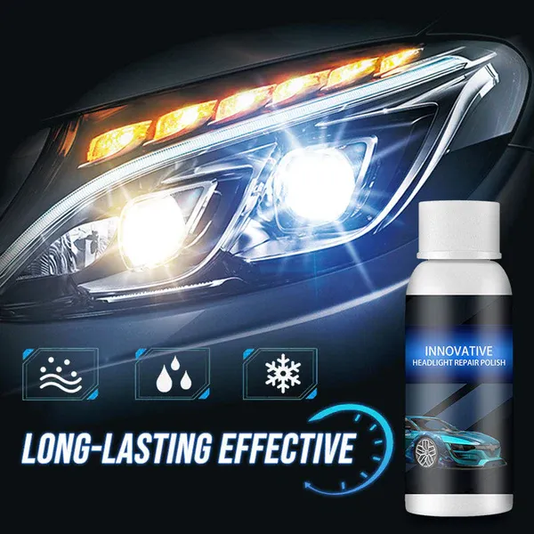 Car headlight repair agent