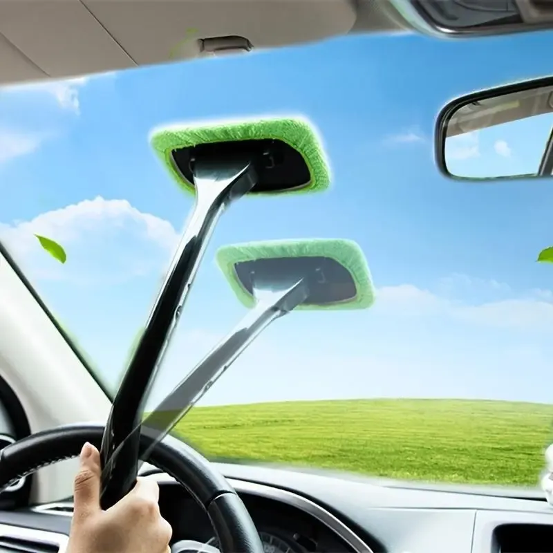 Automotive Car Oil Film Cleaning Brush,150ml Glass Oil Film Remover for Car Window,Windshield Brush for Car Care