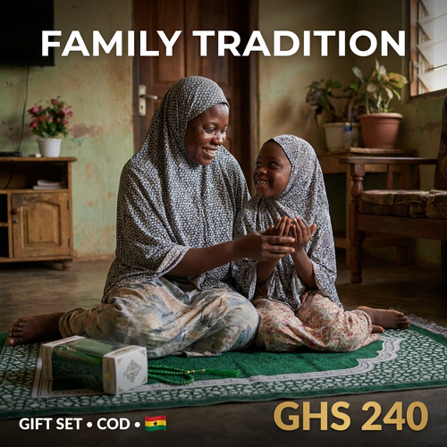 🇬🇭🔥 Ghana 🛏️ Premium Muslim Prayer Mat Set ✨🛏️ Beautiful 70x110cm rug ✨ With Tasbih beads 🌧️ Ideal for home, travel and daily prayer 💖 Luxury gift box 💨 Lightweight 🎒 Ideal for Eid, Ramadan and family 🌿