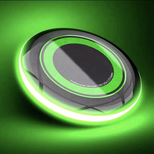 🔥🔥🔥2025 Accra Smart Auto Light up 360 LED Flying Disc  Frisbee for  Outdoor & Beach & Camping Games