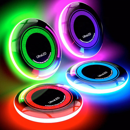🔥🔥🔥2025 Accra Smart Auto Light up 360 LED Flying Disc  Frisbee for  Outdoor & Beach & Camping Games