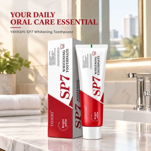 ✨ 7 Days To A Brighter Smile! YAYASHI SP-7 Premium Whitening Toothpaste, Eliminates Coffee Tea And Smoking Stains, Safe For Daily Use