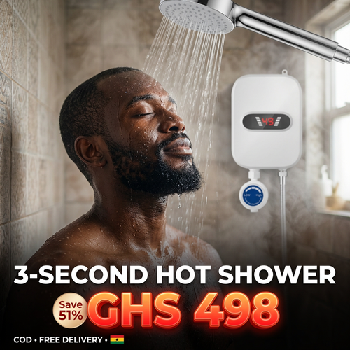 🇬🇭 Accra Hot Water Magic | 🔥🚿 — Hot Water in 3 Seconds ⚡ — Energy Saving & Compact 💰 — Hot & Cold Mode ❄️🔥 — Perfect for Home & Bathroom 🏠 — Easy Wall Installation 🔧