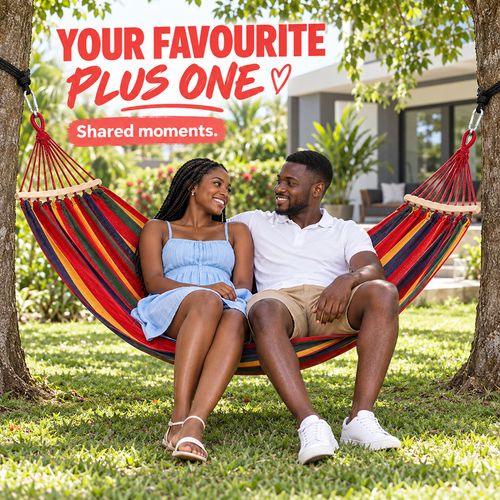 🌈✨ Your Favourite Spot Starts Here! 🛏️ Double Rainbow Hammock | 🧵 Thick Canvas, 🌳 Curved Solid-Wood Bars & 🔗 Reinforced Rope Eyes | 📏 200×100cm, 💪 250kg Capacity | 🎒 Carry Bag Included | 🏡 Home, 🌿 Garden, ⛺ Camping & 🏖️ Beach Breaks 🇬🇭