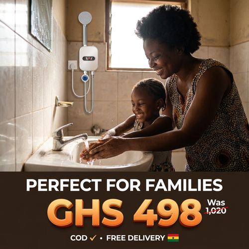 🇬🇭 Accra Hot Water Magic | 🔥🚿 — Hot Water in 3 Seconds ⚡ — Energy Saving & Compact 💰 — Hot & Cold Mode ❄️🔥 — Perfect for Home & Bathroom 🏠 — Easy Wall Installation 🔧