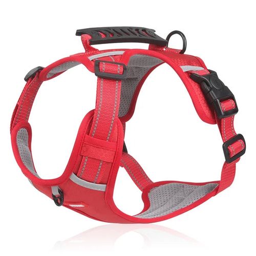 Pet Dog Harness No Pull Fabric Breathable and Reflective Soft Chest Strap Vest Harness Dog Collar for Small Medium Large Dogs
