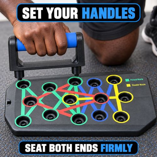 1pc Multifunctional Push-Up Board - Home Gym Exercise Equipment, Push-Up Assistant, Chest Muscle Trainer, Strength Training Gear