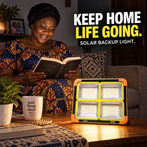 🇬🇭🚨 Power Out? 💥One Light. So Many Uses! 💡 Portable 4-Panel LED Light ☀️ Solar + USB Charging 🔋 Phone Backup Power 🚨 5 Modes Including Warning Flash 🏠 Home Blackouts | 🏕️ Camping | 🔧 Night Repairs