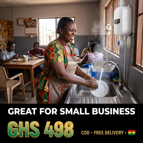 🇬🇭 Accra Hot Water Magic | 🔥🚿 — Hot Water in 3 Seconds ⚡ — Energy Saving & Compact 💰 — Hot & Cold Mode ❄️🔥 — Perfect for Home & Bathroom 🏠 — Easy Wall Installation 🔧