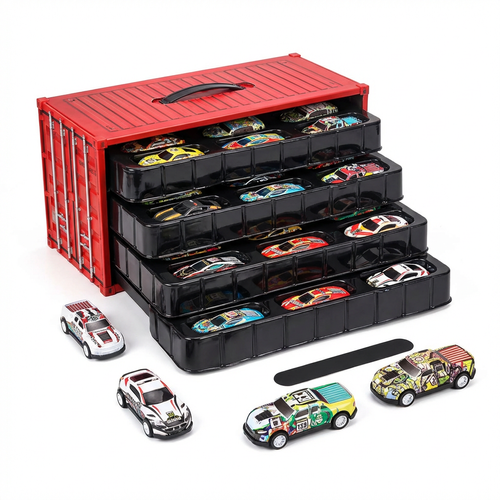 🔥 WOW! Big Container Toy Car Gift Set 🚗🚗🚗 |🎁 48 Alloy Pull-Back Cars for Kids🚗💥 Big Value Toy Car Set  |🎁 Parents Love It, Kids Enjoy It! 🚗🏁|Pay on Delivery in Ghana 🇬🇭