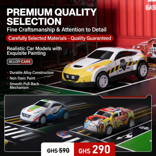 🔥 WOW! Big Container Toy Car Gift Set 🚗🚗🚗 |🎁 48 Alloy Pull-Back Cars for Kids🚗💥 Big Value Toy Car Set  |🎁 Parents Love It, Kids Enjoy It! 🚗🏁|Pay on Delivery in Ghana 🇬🇭