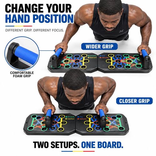 1pc Multifunctional Push-Up Board - Home Gym Exercise Equipment, Push-Up Assistant, Chest Muscle Trainer, Strength Training Gear