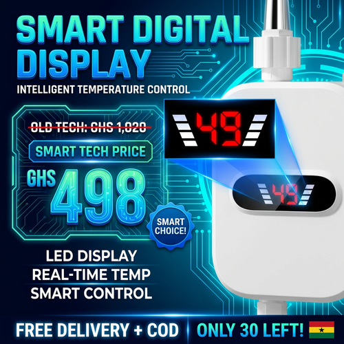 🇬🇭 Accra Hot Water Magic | 🔥🚿 — Hot Water in 3 Seconds ⚡ — Energy Saving & Compact 💰 — Hot & Cold Mode ❄️🔥 — Perfect for Home & Bathroom 🏠 — Easy Wall Installation 🔧