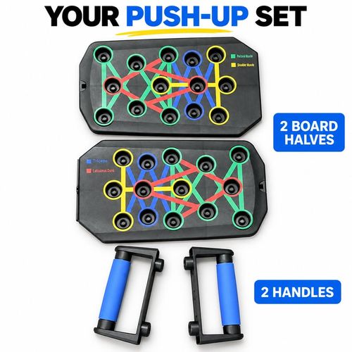 1pc Multifunctional Push-Up Board - Home Gym Exercise Equipment, Push-Up Assistant, Chest Muscle Trainer, Strength Training Gear