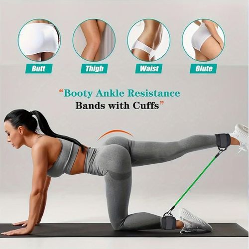 5-Piece Adjustable Ankle Resistance Band Set for Fitness & Yoga Accra Next-Day Delivery 🚚 | Cash on Delivery 💰